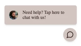 Embed a bubble widget