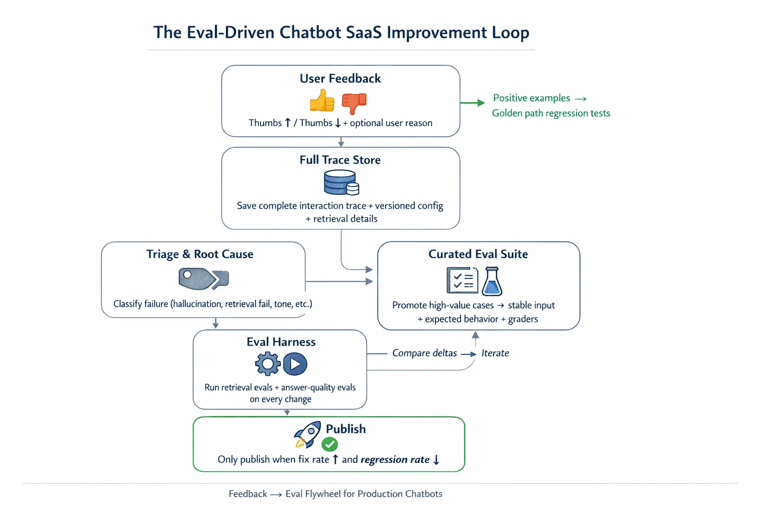 Eval driven SaaS Chatbot